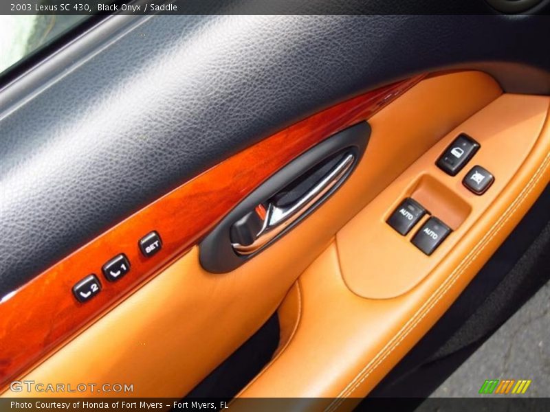 Black Onyx / Saddle 2003 Lexus SC 430