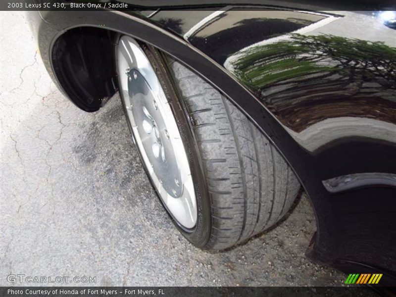 Black Onyx / Saddle 2003 Lexus SC 430