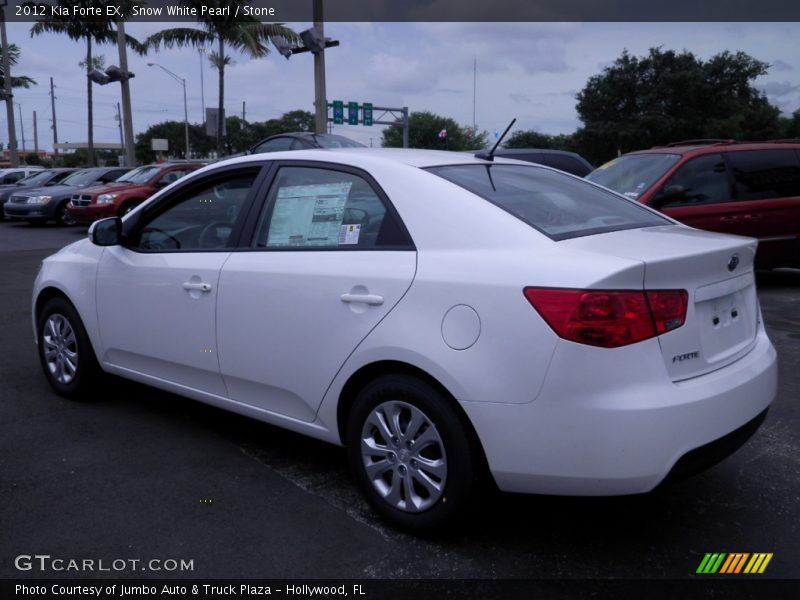 Snow White Pearl / Stone 2012 Kia Forte EX