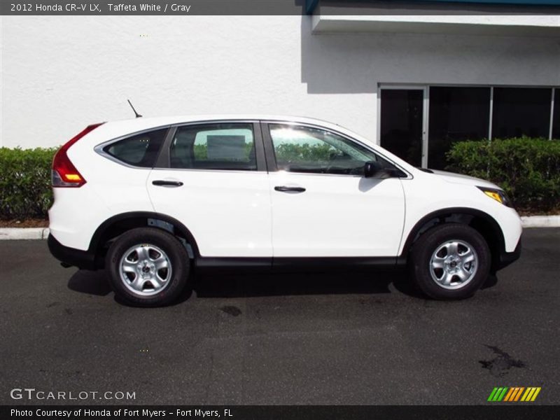 Taffeta White / Gray 2012 Honda CR-V LX
