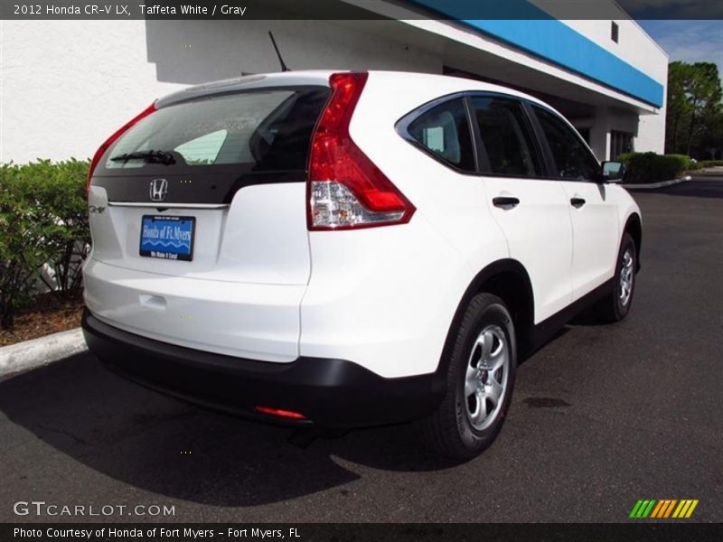 Taffeta White / Gray 2012 Honda CR-V LX