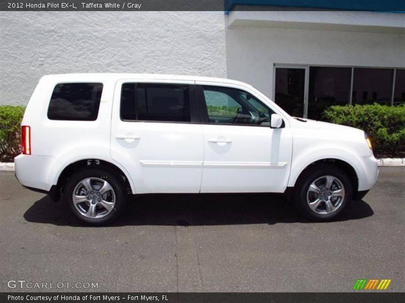 Taffeta White / Gray 2012 Honda Pilot EX-L