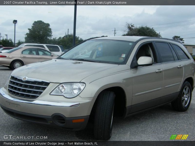 Linen Gold Metallic Pearl / Dark Khaki/Light Graystone 2007 Chrysler Pacifica Touring
