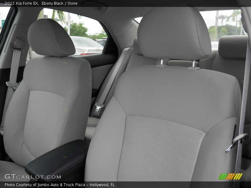 Ebony Black / Stone 2012 Kia Forte EX