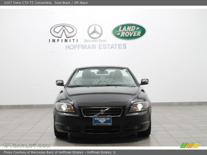 Solid Black / Off-Black 2007 Volvo C70 T5 Convertible