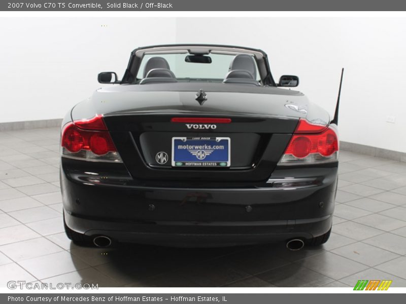 Solid Black / Off-Black 2007 Volvo C70 T5 Convertible