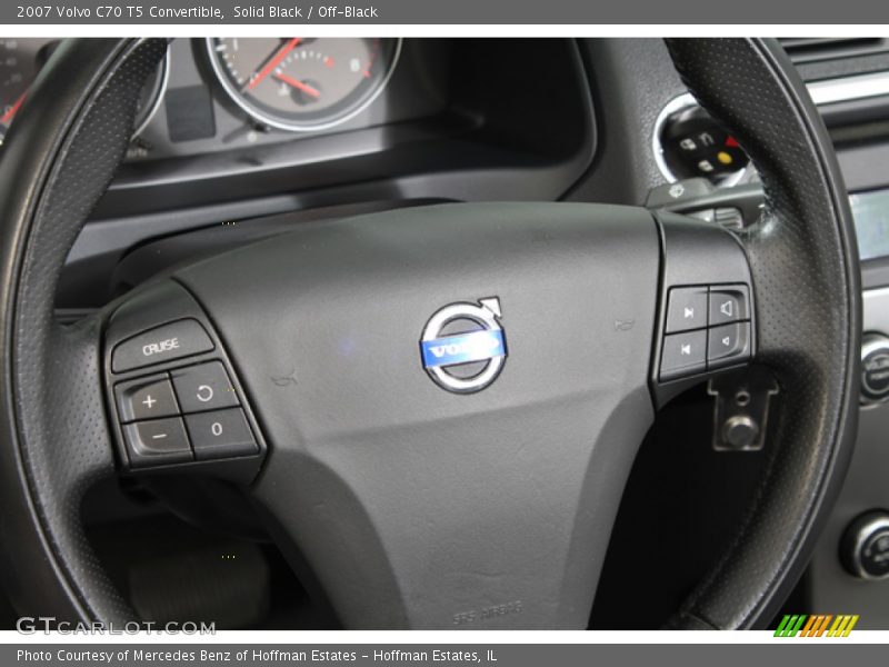 Solid Black / Off-Black 2007 Volvo C70 T5 Convertible