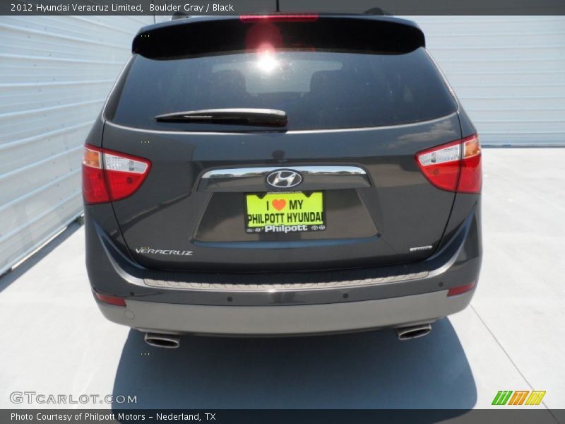 Boulder Gray / Black 2012 Hyundai Veracruz Limited