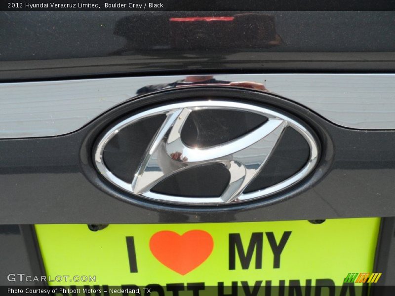 Boulder Gray / Black 2012 Hyundai Veracruz Limited
