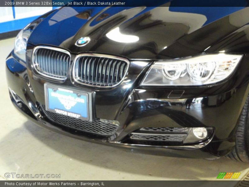 Jet Black / Black Dakota Leather 2009 BMW 3 Series 328xi Sedan