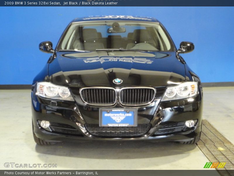 Jet Black / Black Dakota Leather 2009 BMW 3 Series 328xi Sedan