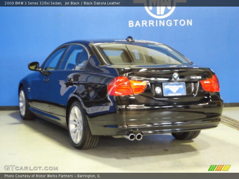 Jet Black / Black Dakota Leather 2009 BMW 3 Series 328xi Sedan
