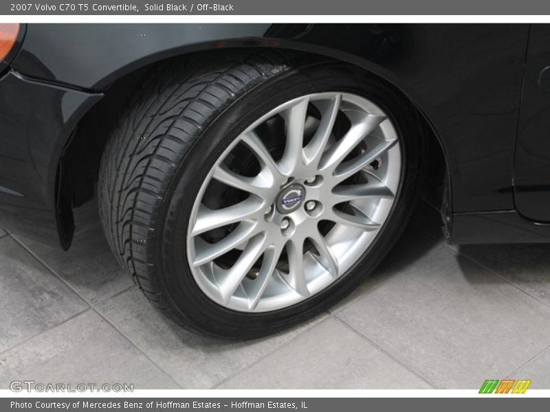 Solid Black / Off-Black 2007 Volvo C70 T5 Convertible