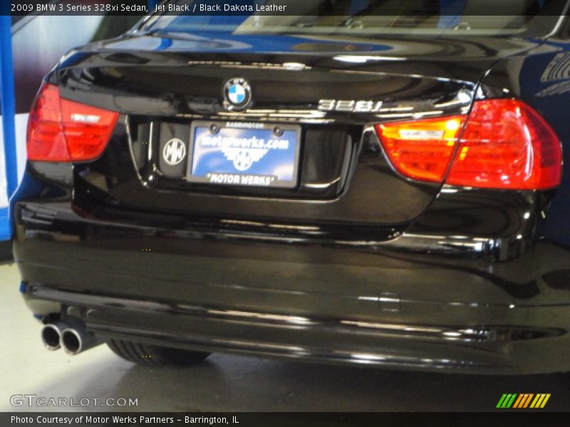 Jet Black / Black Dakota Leather 2009 BMW 3 Series 328xi Sedan