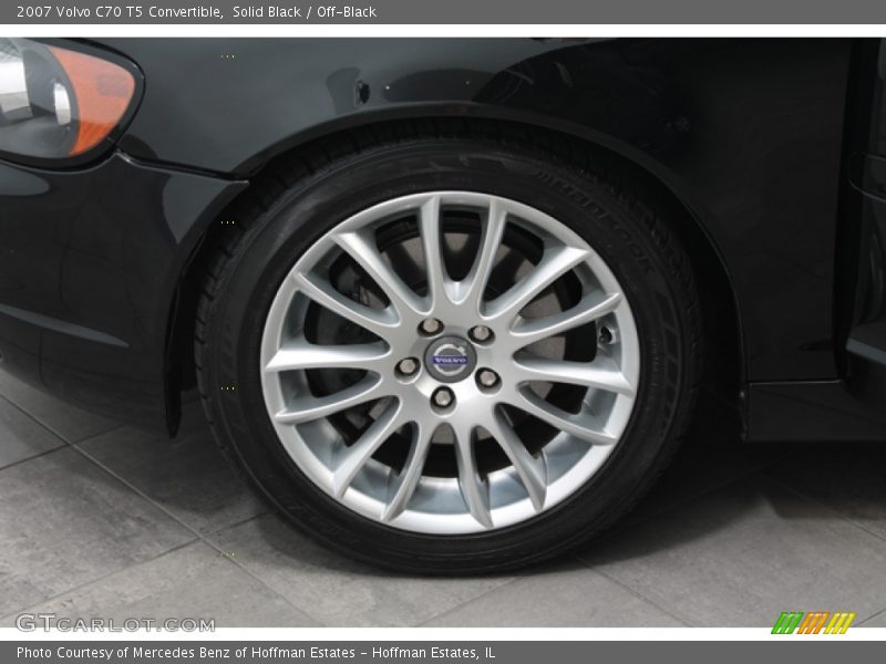 Solid Black / Off-Black 2007 Volvo C70 T5 Convertible