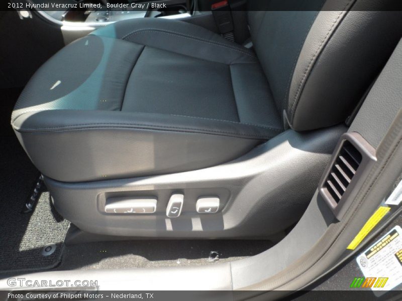 Boulder Gray / Black 2012 Hyundai Veracruz Limited