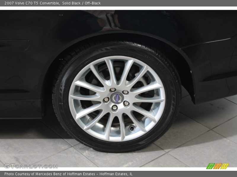 Solid Black / Off-Black 2007 Volvo C70 T5 Convertible