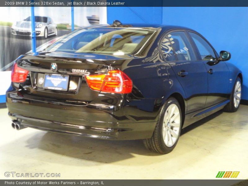 Jet Black / Black Dakota Leather 2009 BMW 3 Series 328xi Sedan