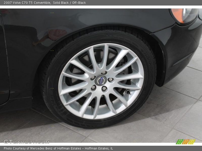 Solid Black / Off-Black 2007 Volvo C70 T5 Convertible