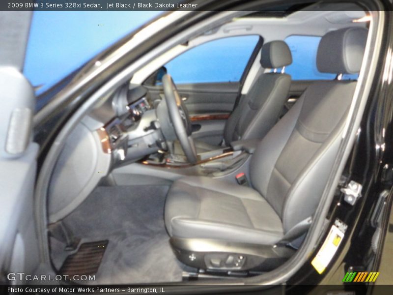 Jet Black / Black Dakota Leather 2009 BMW 3 Series 328xi Sedan