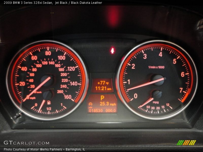Jet Black / Black Dakota Leather 2009 BMW 3 Series 328xi Sedan