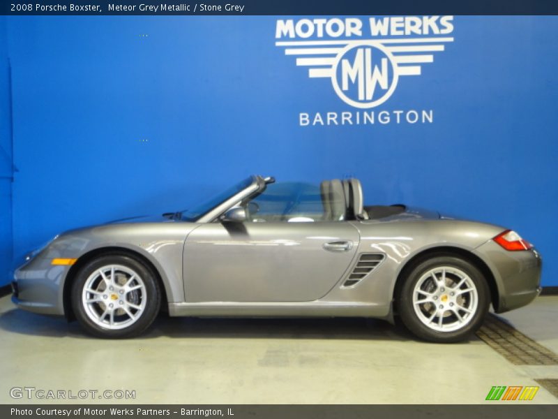 Meteor Grey Metallic / Stone Grey 2008 Porsche Boxster