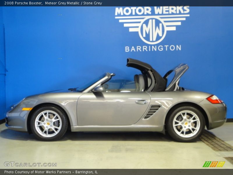 Meteor Grey Metallic / Stone Grey 2008 Porsche Boxster