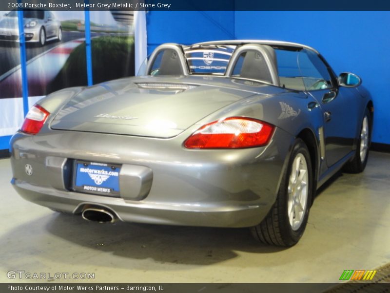 Meteor Grey Metallic / Stone Grey 2008 Porsche Boxster