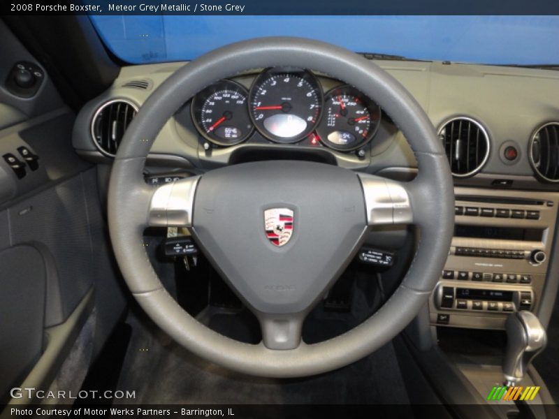Meteor Grey Metallic / Stone Grey 2008 Porsche Boxster