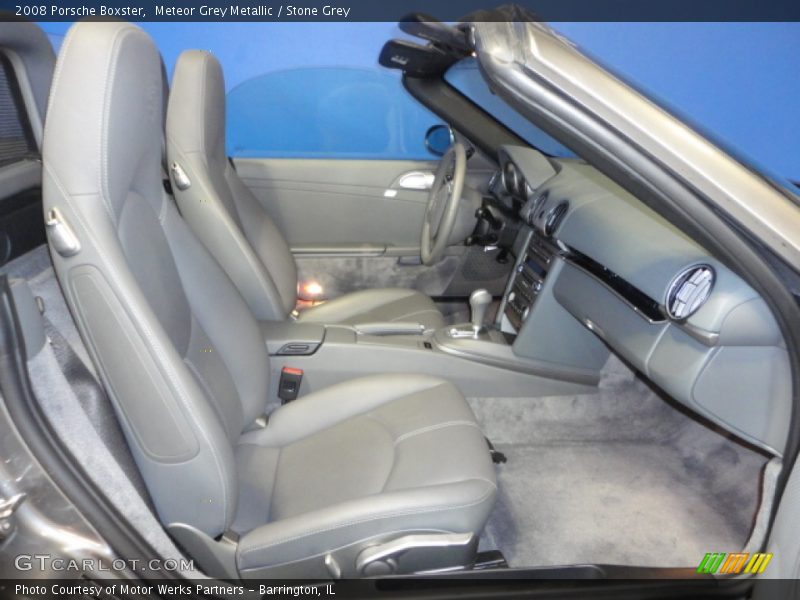 Meteor Grey Metallic / Stone Grey 2008 Porsche Boxster