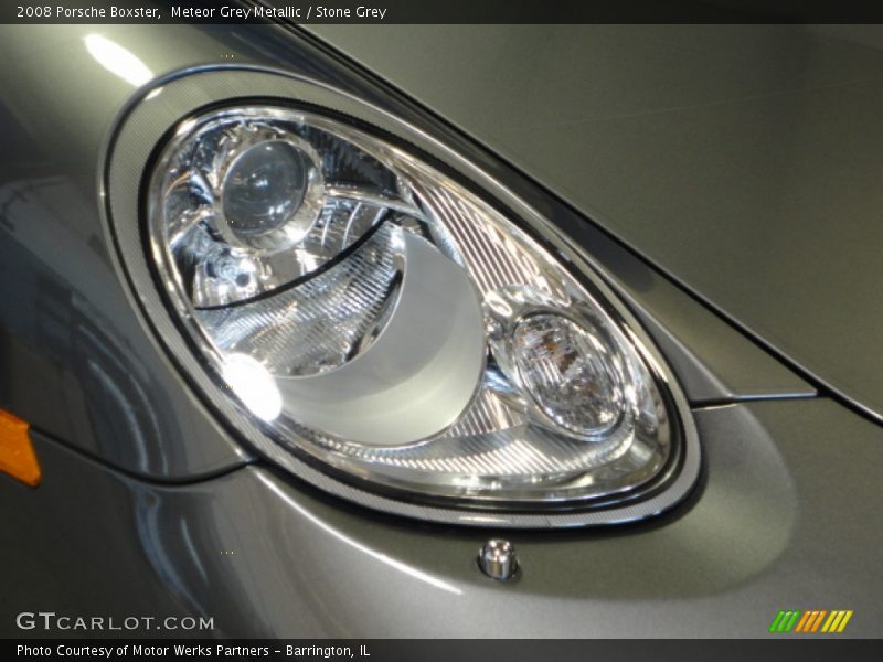 Meteor Grey Metallic / Stone Grey 2008 Porsche Boxster