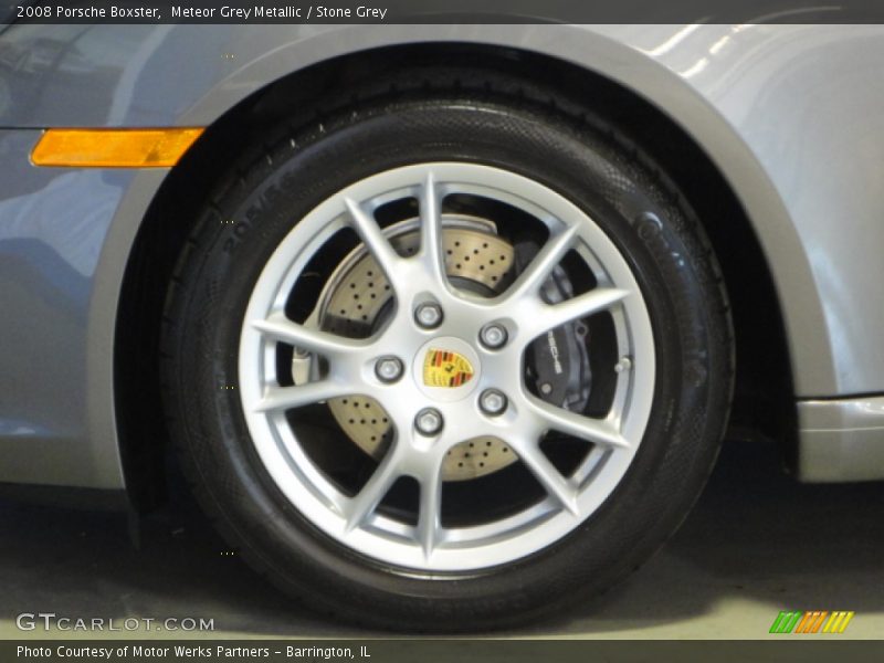 Meteor Grey Metallic / Stone Grey 2008 Porsche Boxster
