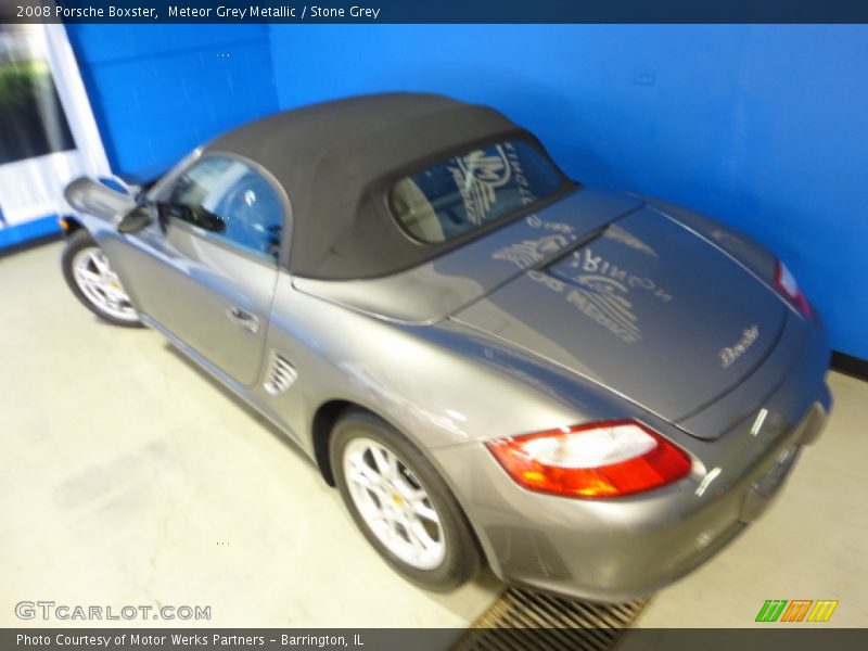 Meteor Grey Metallic / Stone Grey 2008 Porsche Boxster