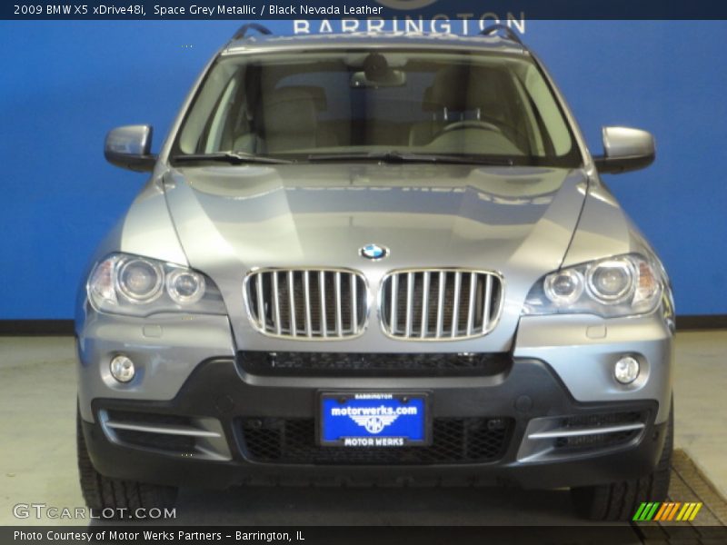 Space Grey Metallic / Black Nevada Leather 2009 BMW X5 xDrive48i