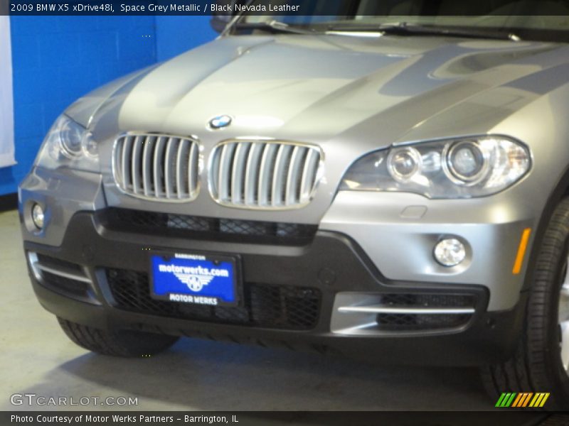 Space Grey Metallic / Black Nevada Leather 2009 BMW X5 xDrive48i