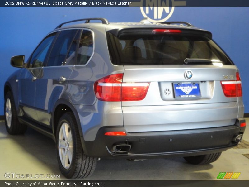 Space Grey Metallic / Black Nevada Leather 2009 BMW X5 xDrive48i