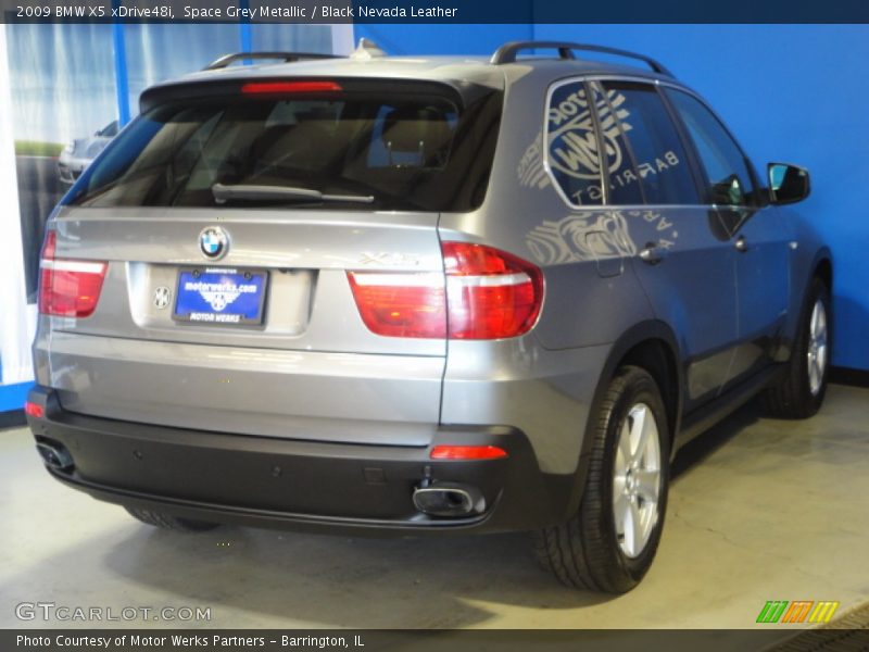 Space Grey Metallic / Black Nevada Leather 2009 BMW X5 xDrive48i
