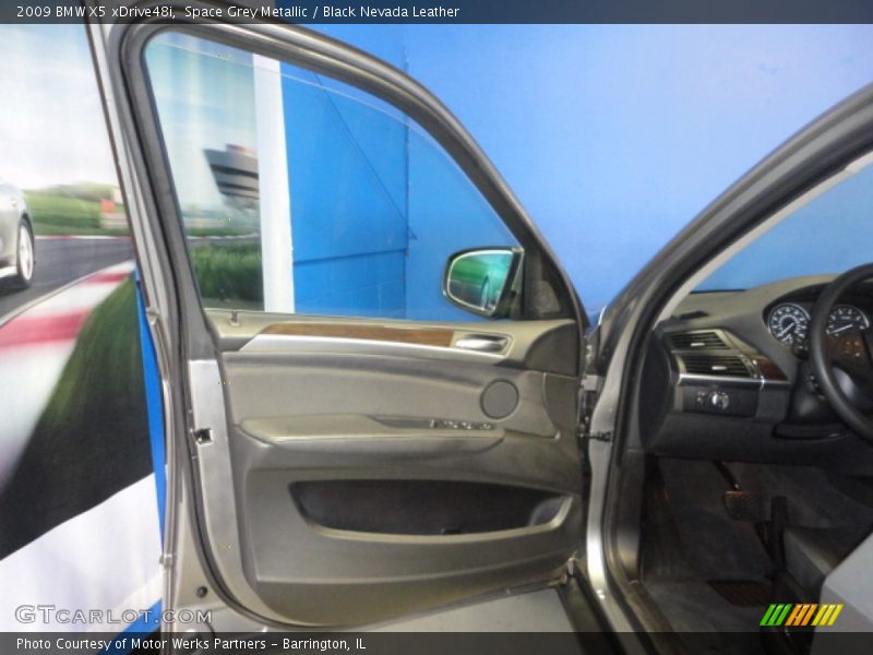 Space Grey Metallic / Black Nevada Leather 2009 BMW X5 xDrive48i