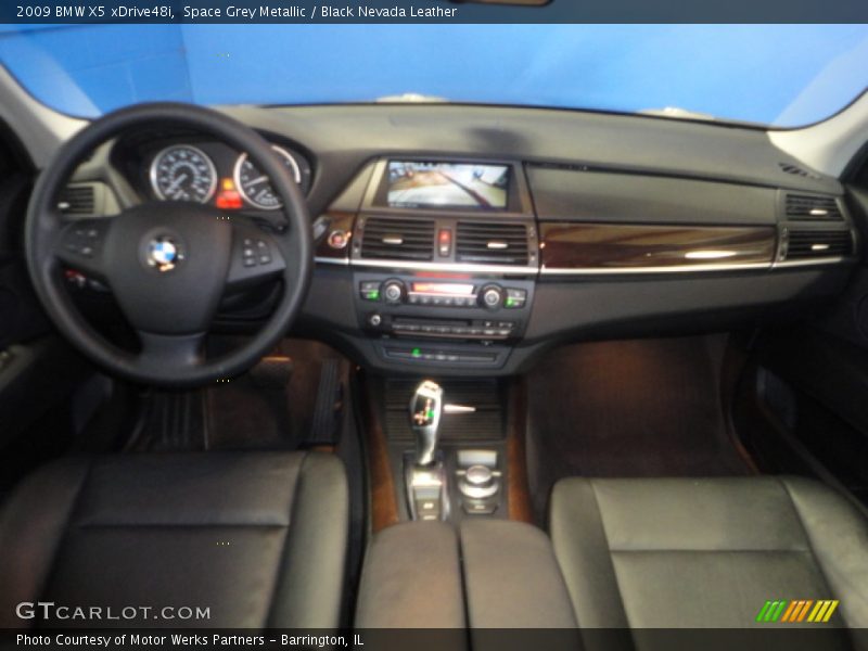 Space Grey Metallic / Black Nevada Leather 2009 BMW X5 xDrive48i