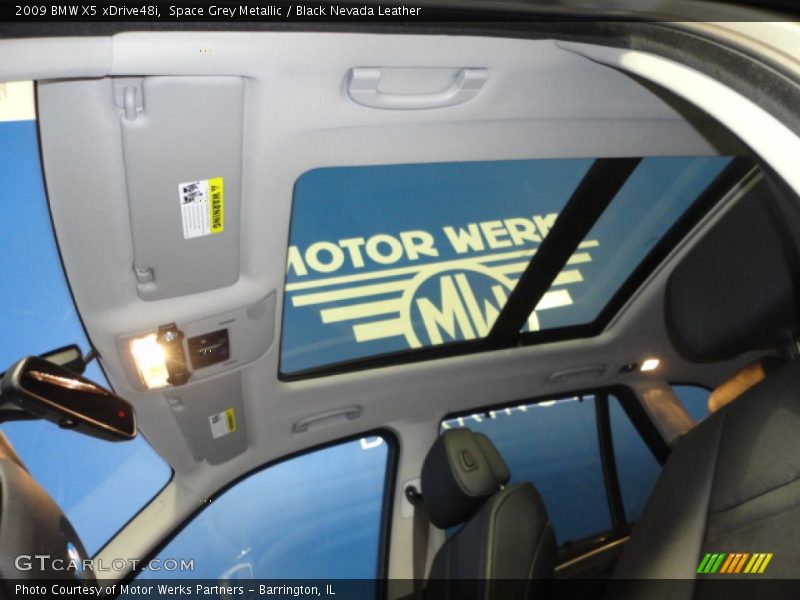 Space Grey Metallic / Black Nevada Leather 2009 BMW X5 xDrive48i