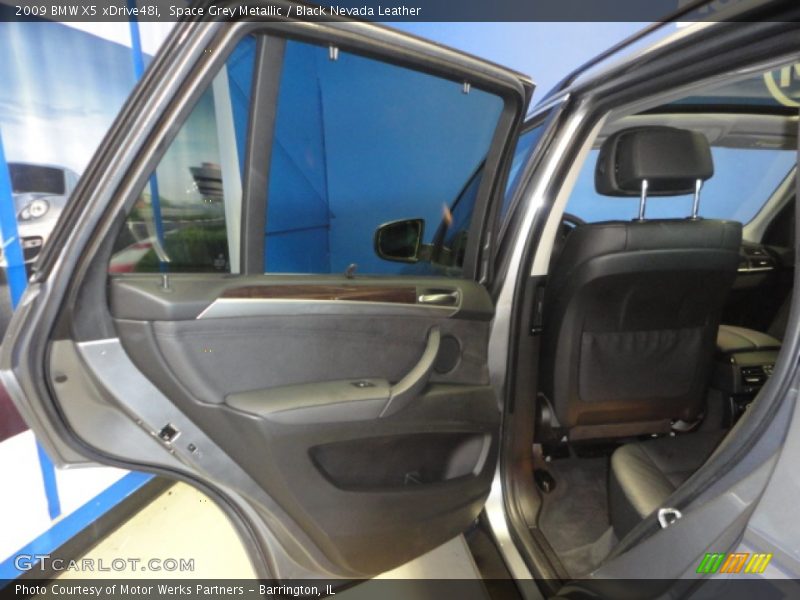 Space Grey Metallic / Black Nevada Leather 2009 BMW X5 xDrive48i