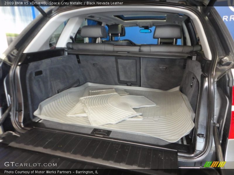 Space Grey Metallic / Black Nevada Leather 2009 BMW X5 xDrive48i