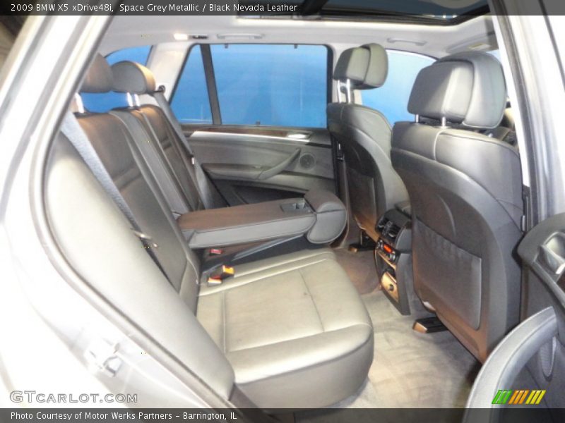 Space Grey Metallic / Black Nevada Leather 2009 BMW X5 xDrive48i