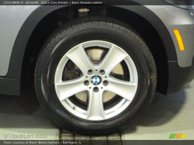 Space Grey Metallic / Black Nevada Leather 2009 BMW X5 xDrive48i