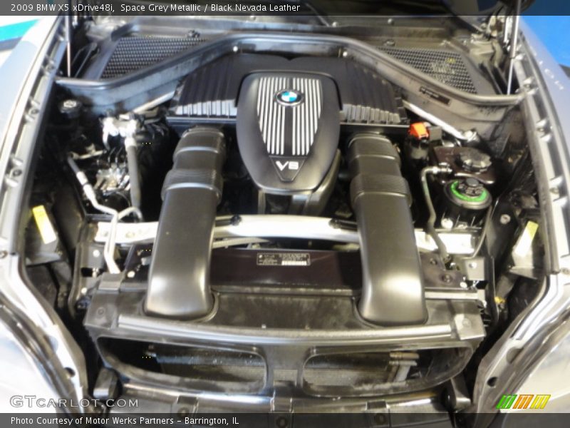 Space Grey Metallic / Black Nevada Leather 2009 BMW X5 xDrive48i