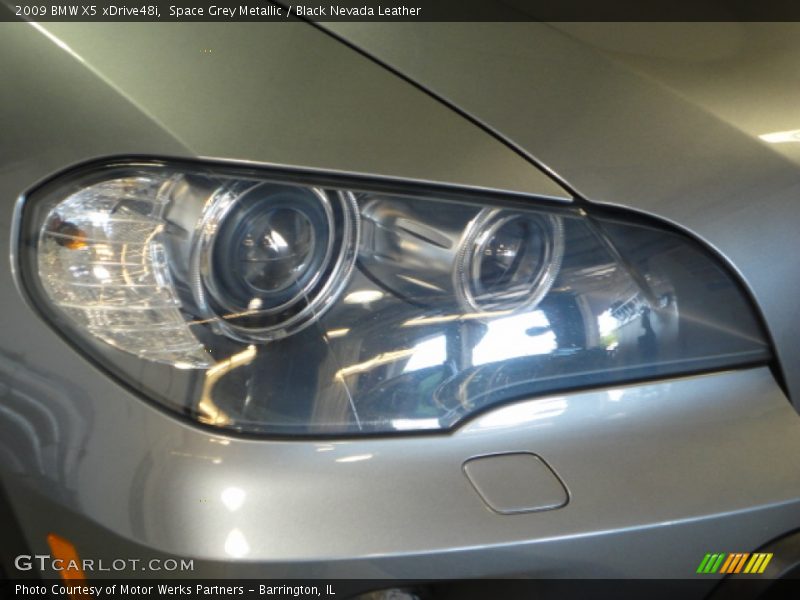Space Grey Metallic / Black Nevada Leather 2009 BMW X5 xDrive48i