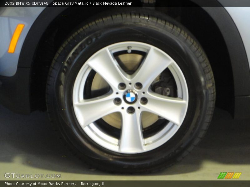 Space Grey Metallic / Black Nevada Leather 2009 BMW X5 xDrive48i