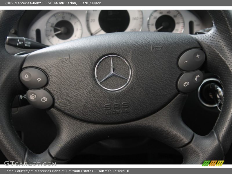 Black / Black 2009 Mercedes-Benz E 350 4Matic Sedan