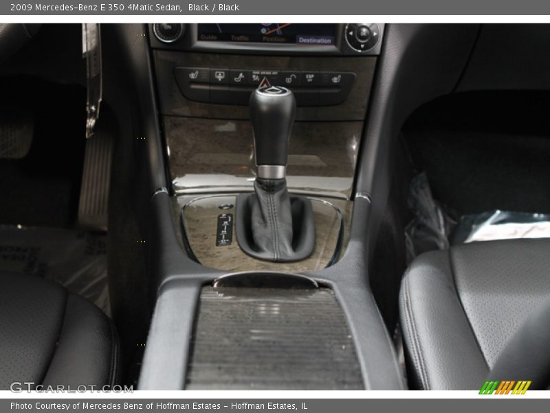 Black / Black 2009 Mercedes-Benz E 350 4Matic Sedan