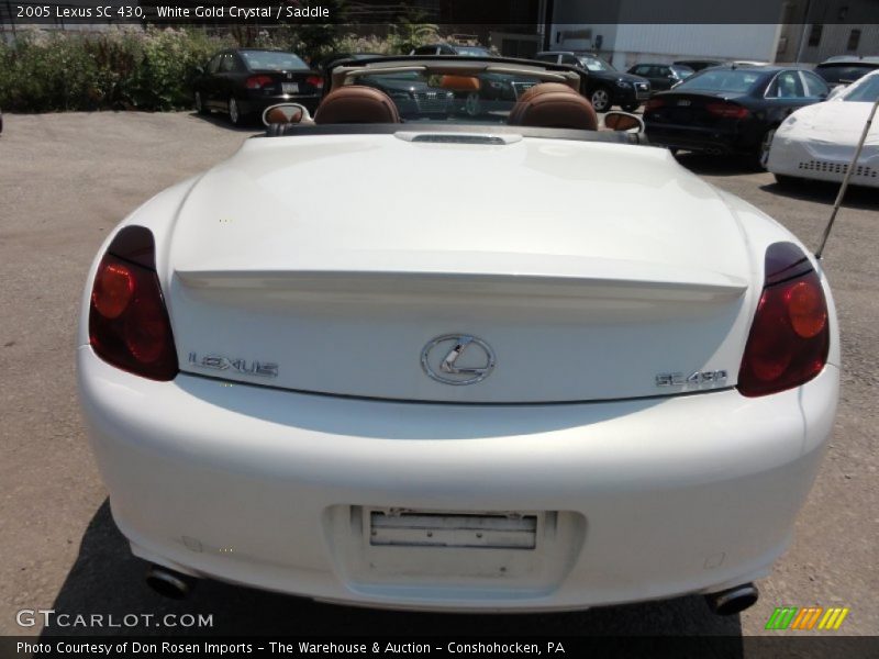 White Gold Crystal / Saddle 2005 Lexus SC 430